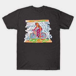 Vintage Bikes For Women Gift for Women T-Shirt